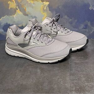 Brooks Addiction WLK Women's Suede Gray Walking Shoes Size 10.5B